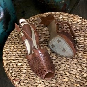 Chocolate Open Toe Sandals